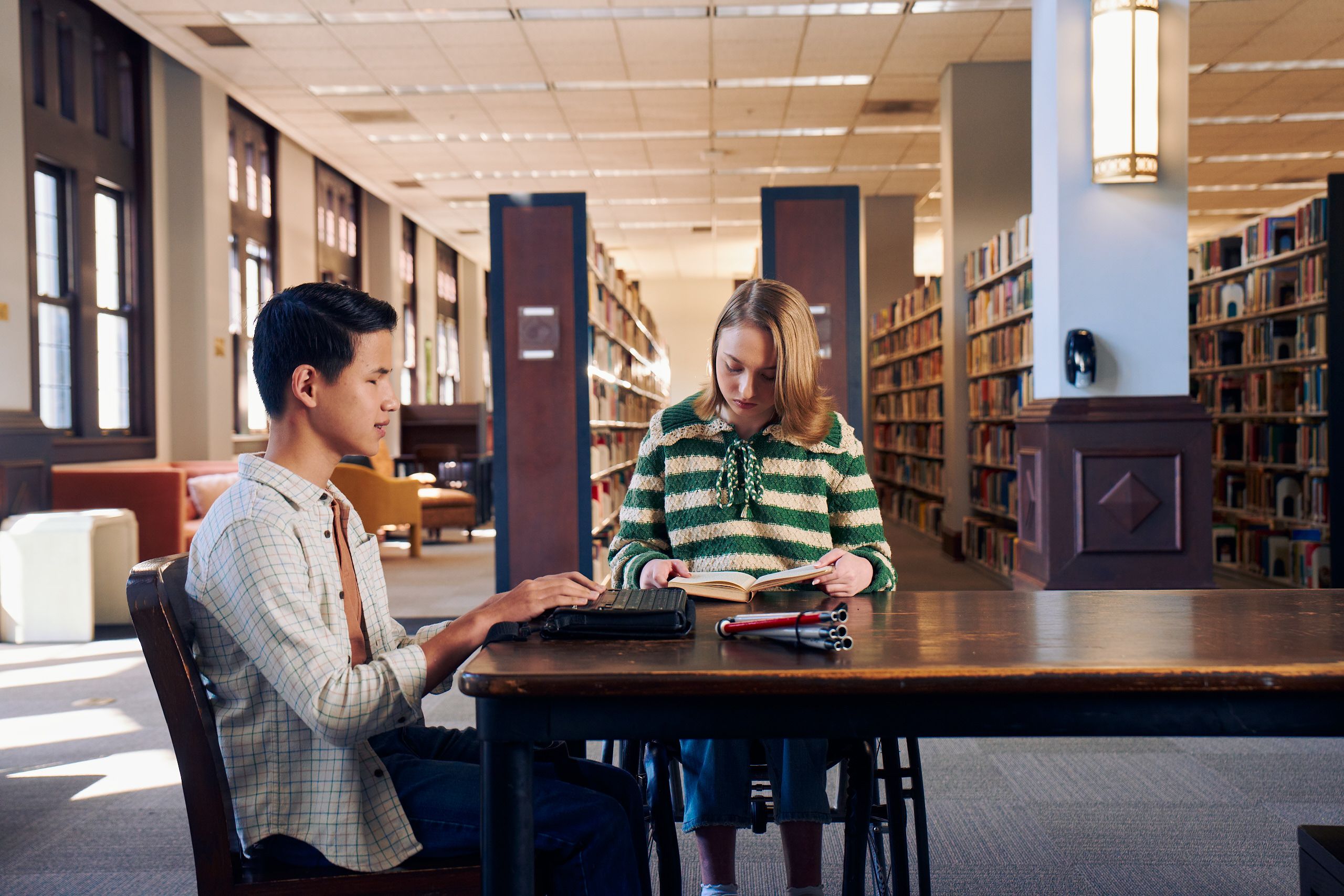 Library Study — Side View