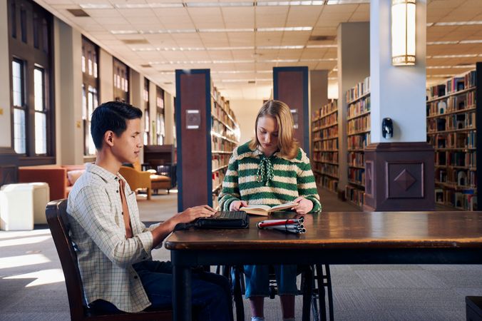 Library Study — Side View